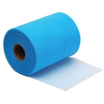 quality  Organic Plain Mesh Fabric Wholesale Tulle Fabric Soft 100% Polyester Tulle Roll factory