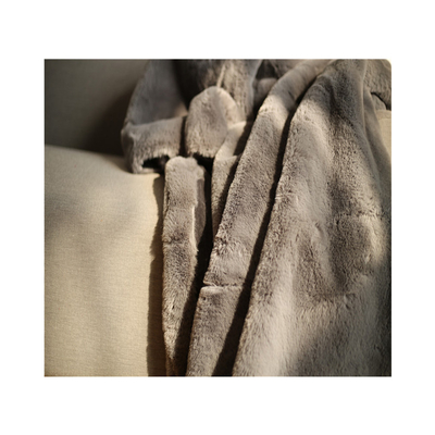 Anti-Static Soft Blankets High End Comfortable Luxury Custom Fluffy Throw Faux Fur Winter Used Blanket