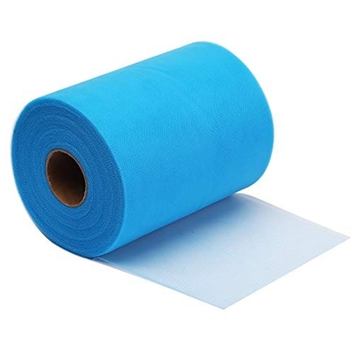 Organic Plain Mesh Fabric Wholesale Tulle Fabric Soft 100% Polyester Tulle Roll
