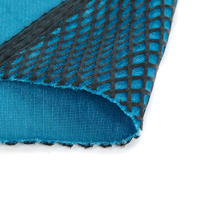 QUICK DRY Navy Blue Fabric Polyester 3d Spacer / Air Mesh Fabrics With Small Hole Size